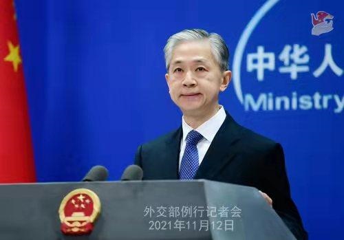 外交部發(fā)言人汪文斌。薛偉 攝