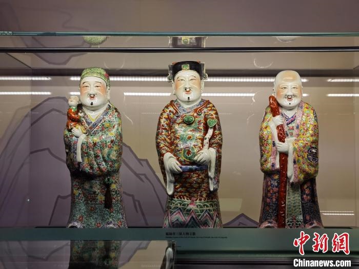 福祿壽三星人物立像?！∩虾Ｊ袣v史博物館 供圖