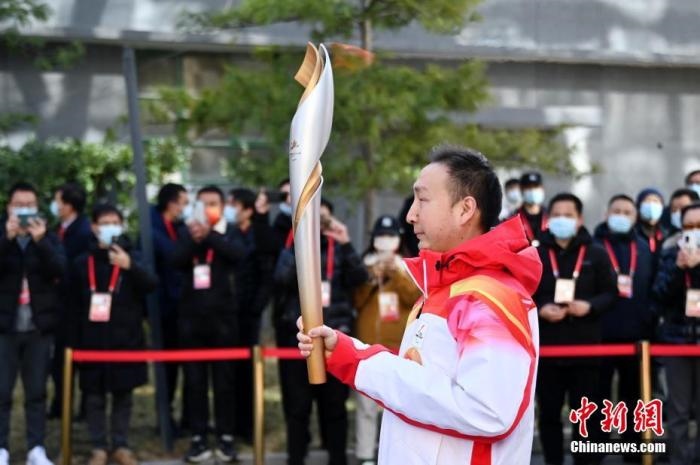 3月2日，北京2022年冬殘奧會火種采集儀式在中國盲文圖書館舉行，采集“希望之火”。 <a target='_blank' href='/'>中新社</a>記者 張興龍 攝