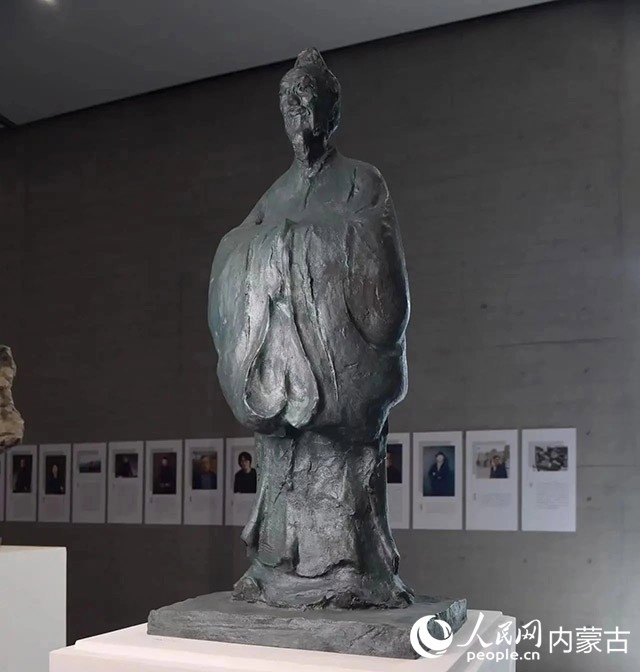 吳為山作品《管子》。實習(xí)生 楊光攝
