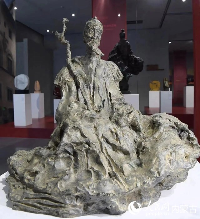吳為山作品《莊子》。王劭凱攝