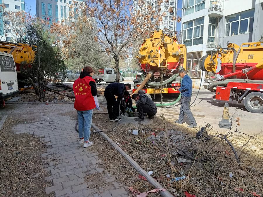 現(xiàn)場疏通了管道。.png