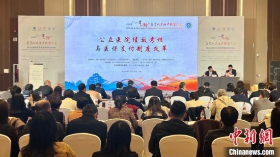 《公立醫(yī)院績效考核與醫(yī)保支付制度改革》分論壇現(xiàn)場(chǎng)。董易鑫 攝