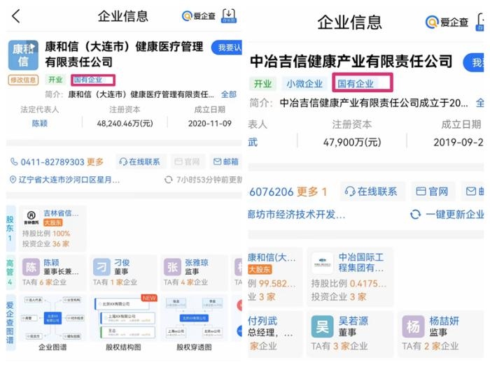 截圖自愛企查。