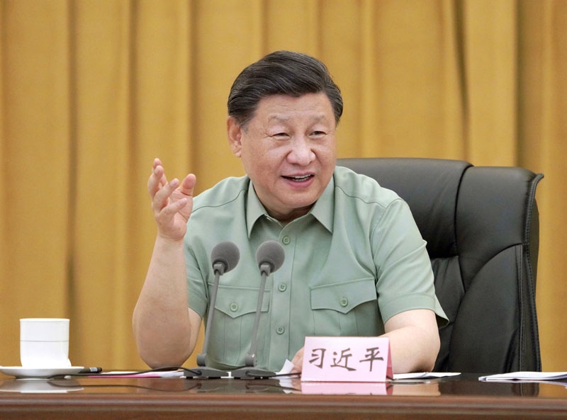 2023年7月26日，習近平到西部戰(zhàn)區(qū)空軍視察。