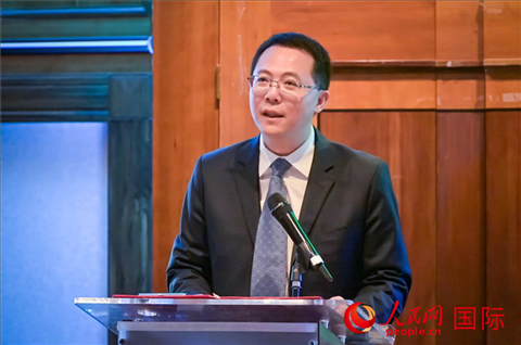 吳文海致辭。人民網(wǎng) 郭錦標(biāo)攝