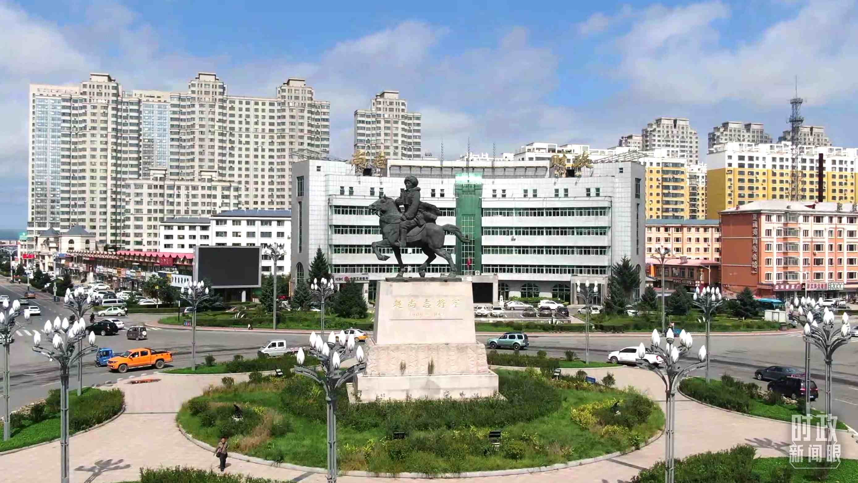 △哈爾濱市尚志市航拍。（總臺(tái)央視記者張耿生拍攝）