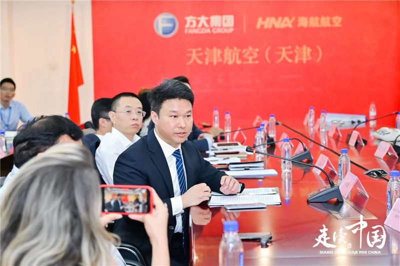 巴航工業(yè)大中華區(qū)商用飛機客戶支援經理楊海波。主辦方供圖