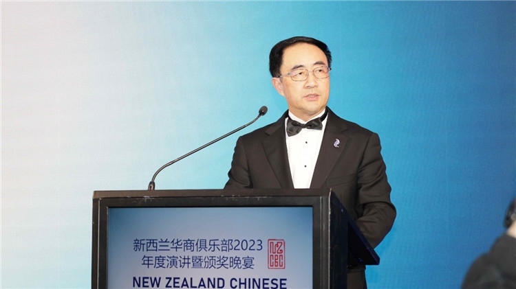 新西蘭華商聯(lián)合總會主席楊健。攝影：張凱