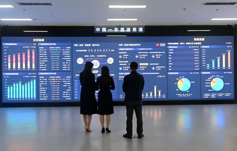 中國—東盟信息港股份有限公司展廳。