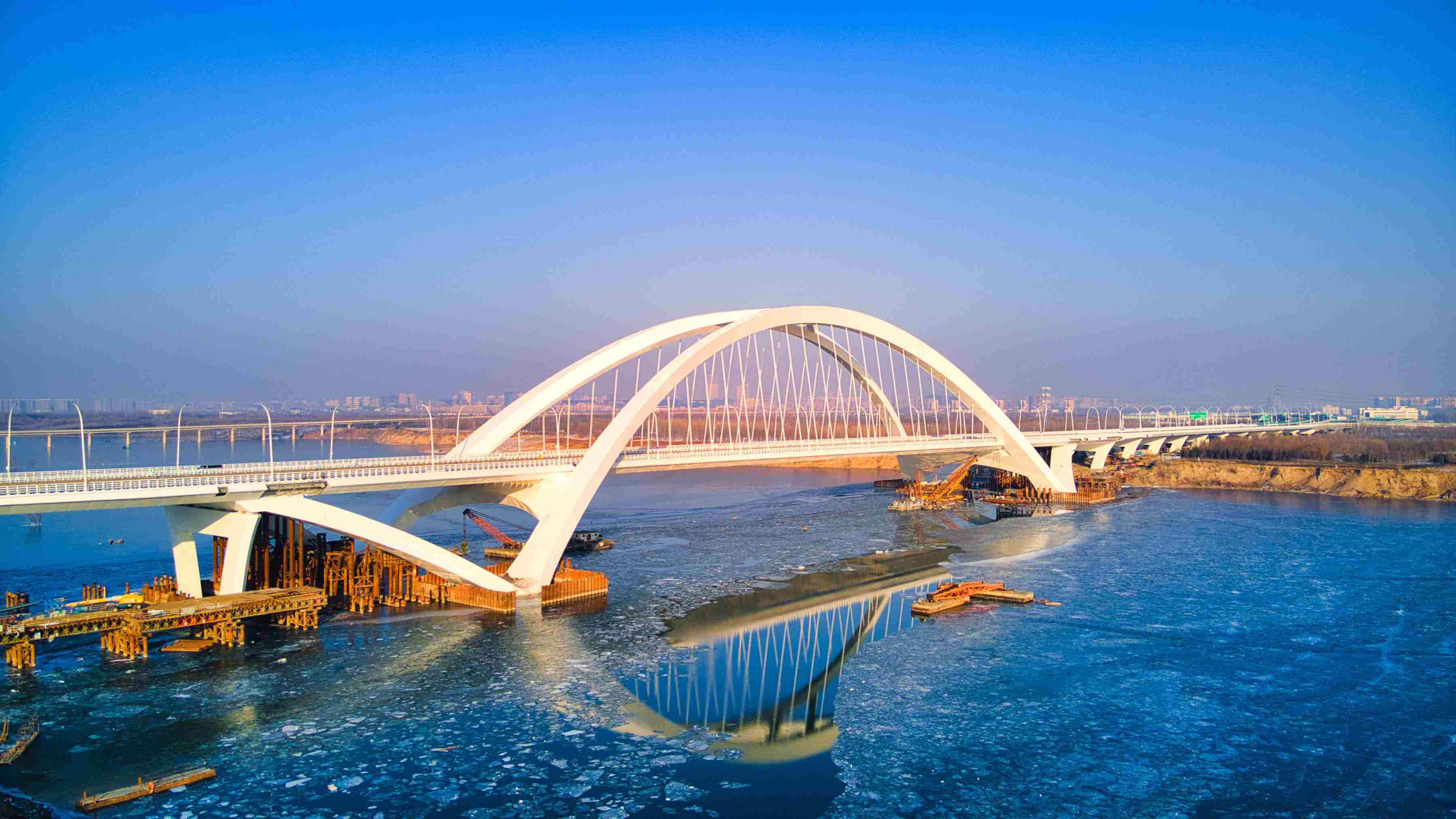 開通后的京雄大橋。受訪方供圖