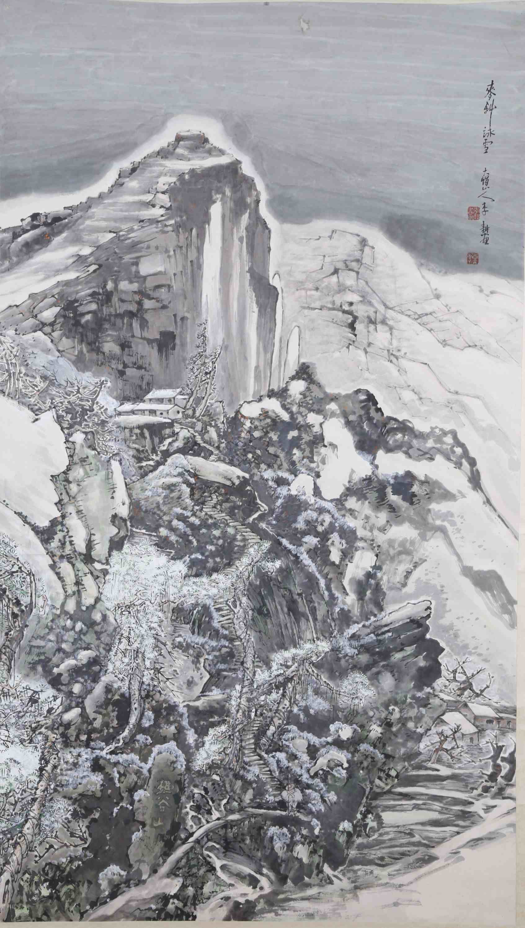 李耕畫作。(仙游縣博物館供圖)
