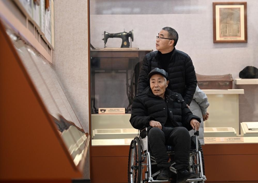 2024年1月29日，市民在平津戰(zhàn)役紀(jì)念館參觀。