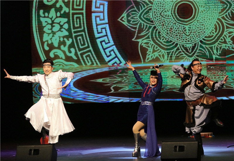 2024年“四海同春”慰?jī)S訪演團(tuán)亞太團(tuán)新西蘭惠靈頓演出現(xiàn)場(chǎng)。圖片由陸欣讌、孟韜、葉勇提供