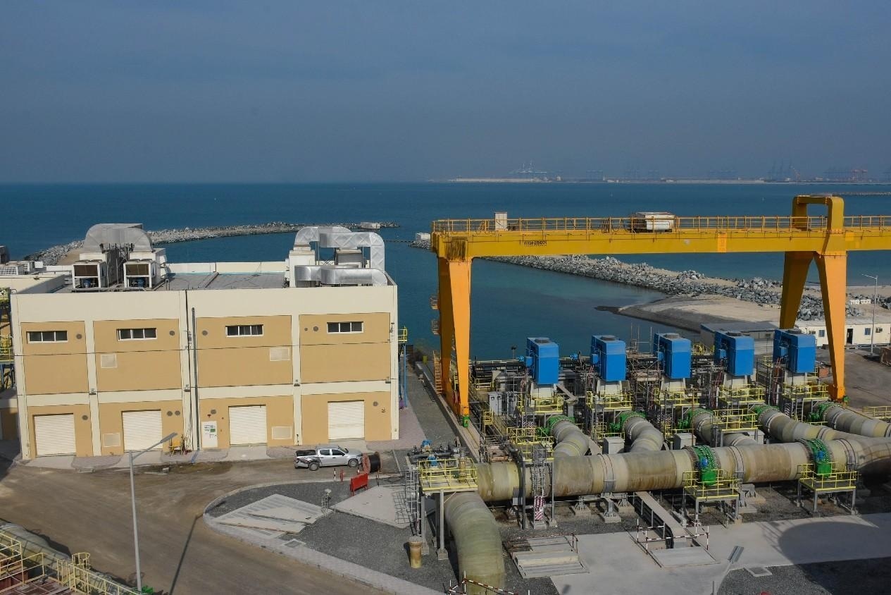海水取水泵房。山東電建三公司供圖