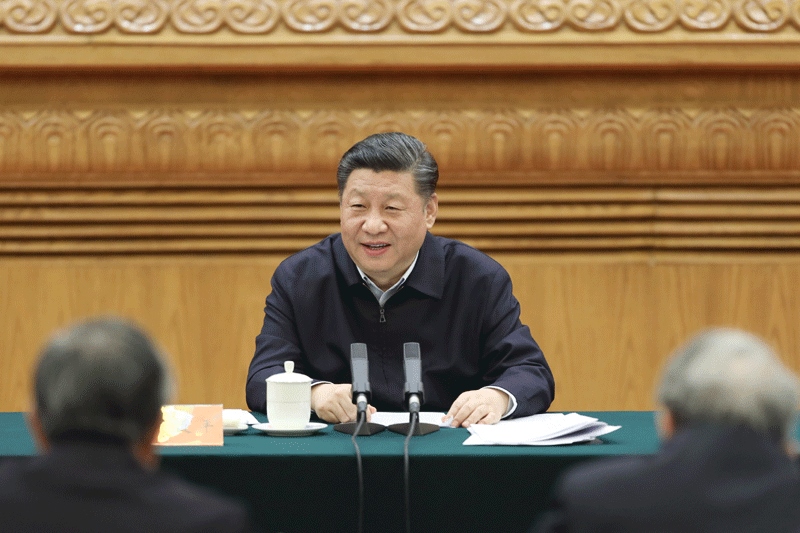 2019年3月18日，習(xí)近平總書記在北京主持召開學(xué)校思想政治理論課教師座談會(huì)并發(fā)表重要講話。