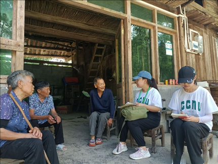 △ 2022年7月，華中師范大學(xué)生命科學(xué)學(xué)院鄉(xiāng)村振興之旅暑期實踐隊赴湖北省恩施市宣恩縣長潭河侗族鄉(xiāng)開展“生態(tài)文明助力鄉(xiāng)村振興”暑期社會實踐活動。
