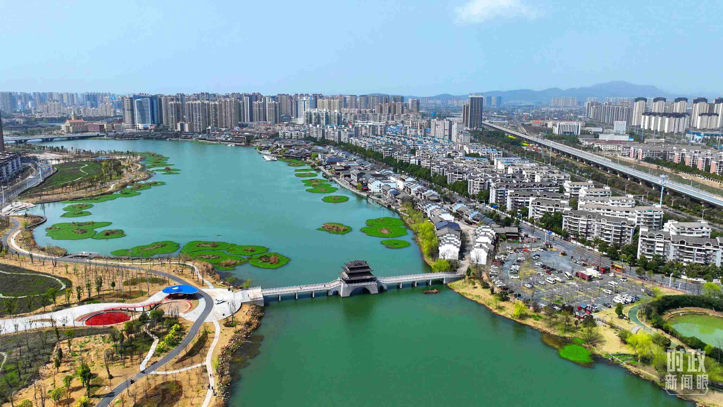 湖南常德。此次座談會前，習近平在長沙、常德兩地實地考察。（總臺央視記者范凱拍攝）
