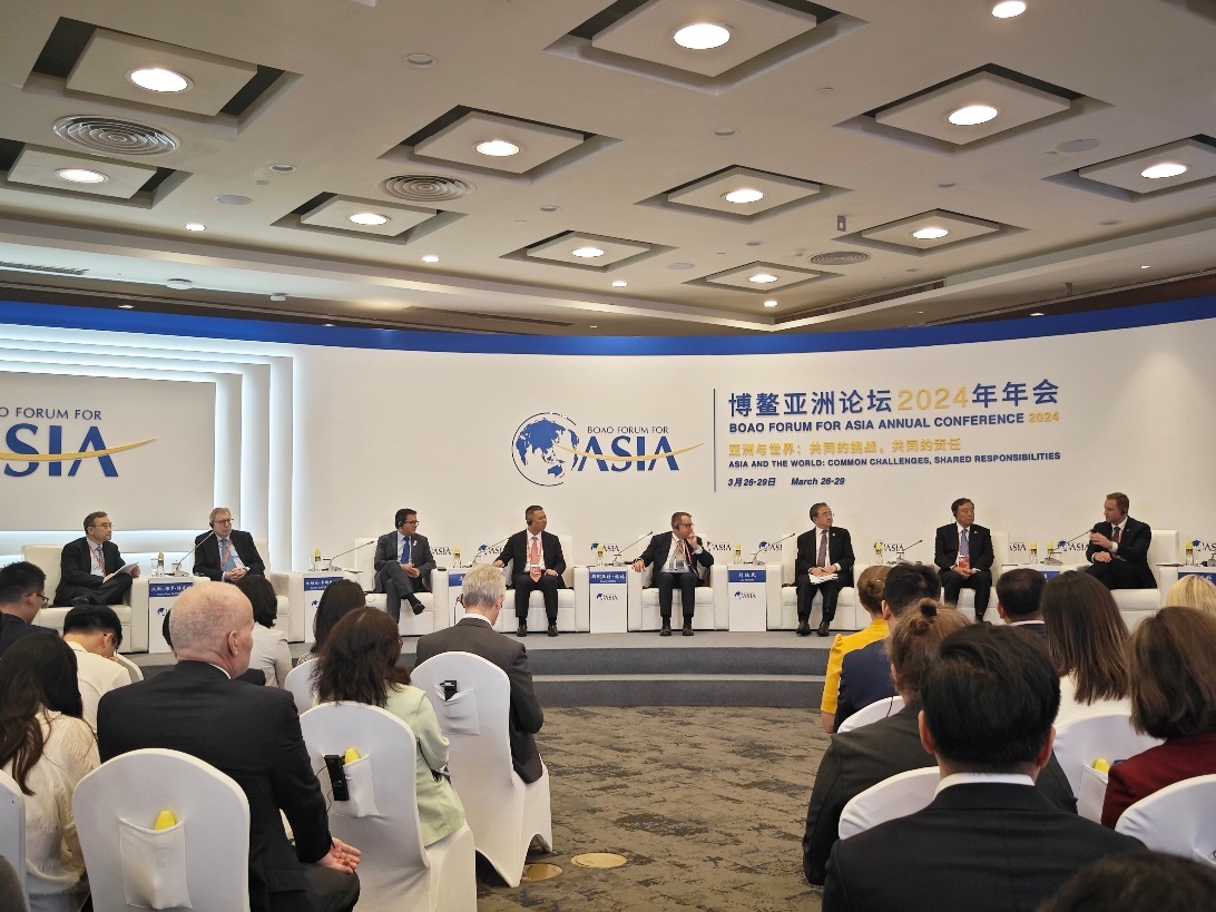 博鰲亞洲論壇2024年年會“加快應對氣候變化行動”分論壇。
