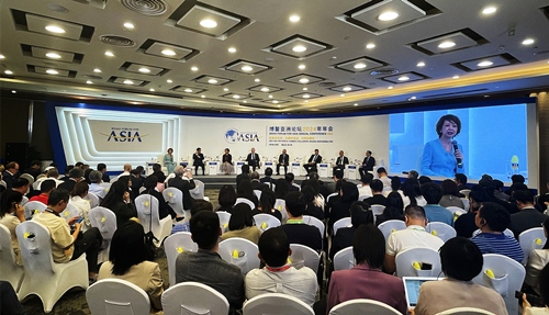 博鰲亞洲論壇2024年年會(huì)“人工智能全球治理”分論壇。人民網(wǎng)記者 喬雪峰攝