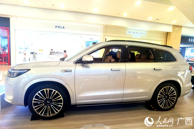  消費(fèi)者在試駕汽車。人民網(wǎng)記者 陳燕攝