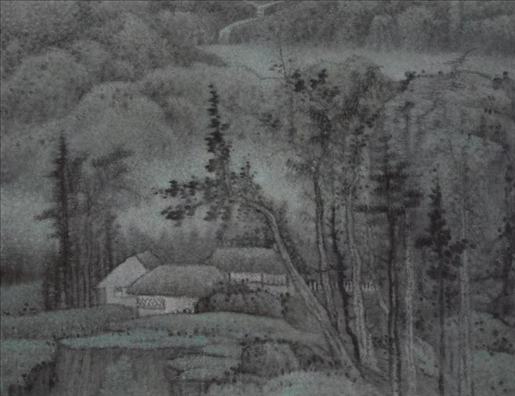 王秦生畫作《晨寂》。主辦方供圖