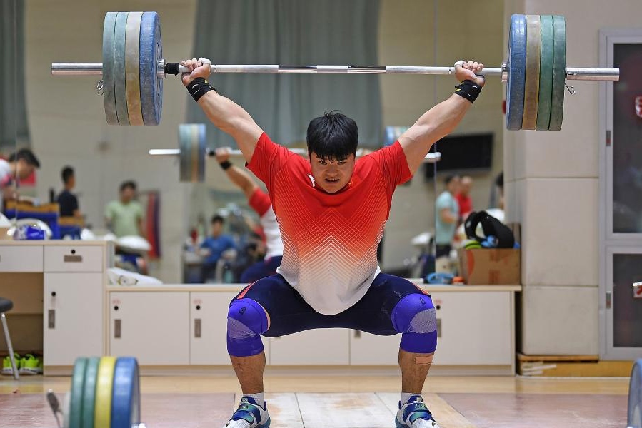 5月10日，國家隊選手劉煥華在訓(xùn)練中。新華社記者 侯昭康 攝
