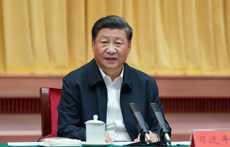 △2020年9月17日，習(xí)近平總書記在湖南長沙主持召開基層代表座談會并發(fā)表重要講話，聽取基層干部群眾代表對“十四五”規(guī)劃編制的意見和建議。