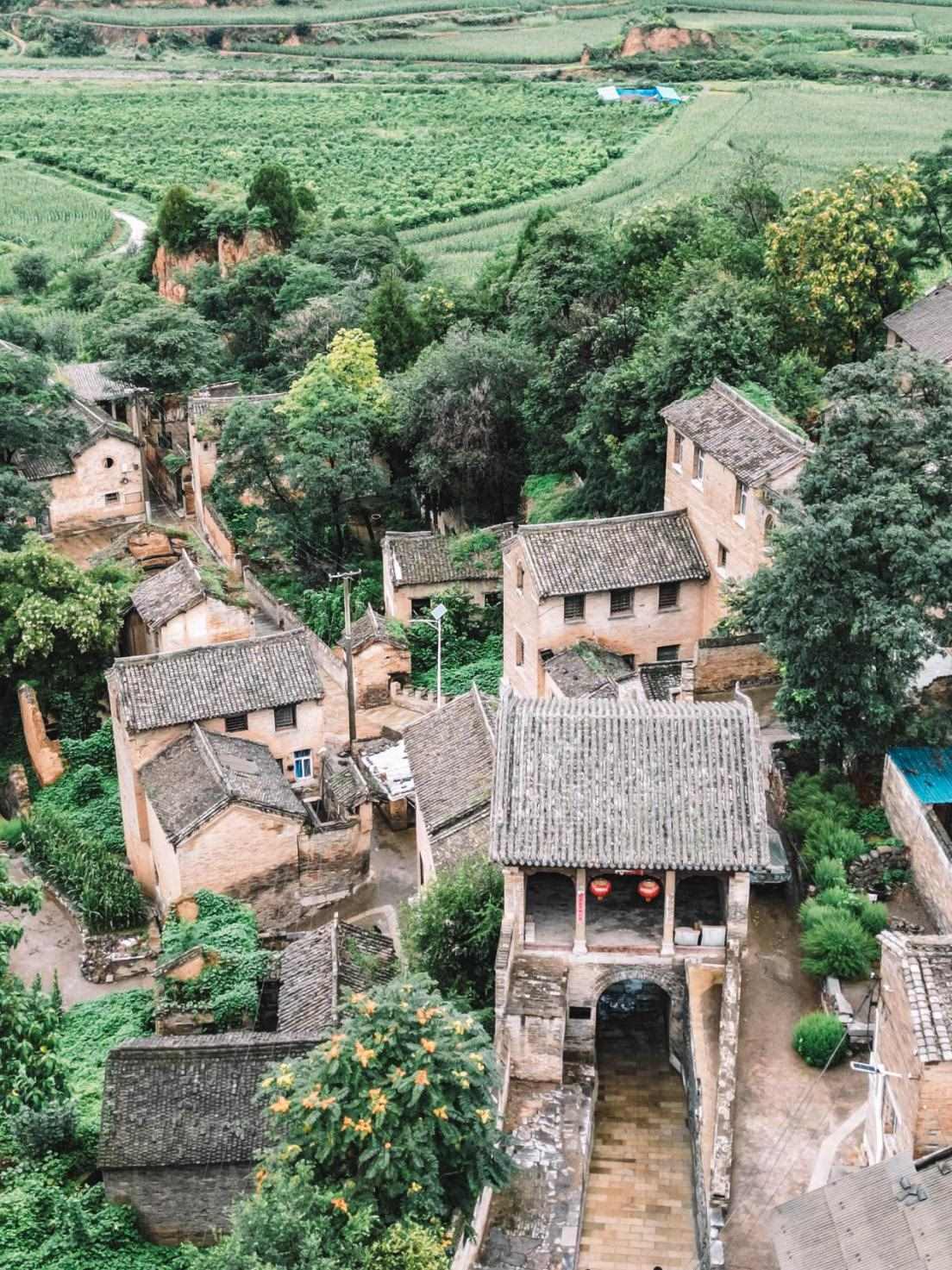 高平市永寧寨村，有許多明清建筑。王劍攝