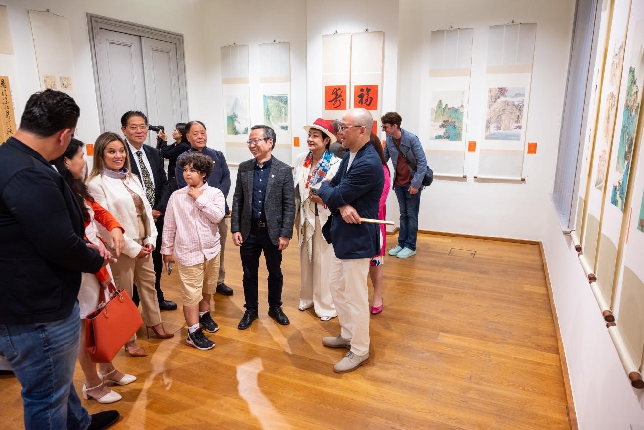 圖為展覽現(xiàn)場(chǎng)。布魯塞爾中國(guó)文化中心供圖