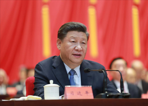 2019年9月20日，中央政協(xié)工作會(huì)議暨慶祝中國(guó)人民政治協(xié)商會(huì)議成立70周年大會(huì)在全國(guó)政協(xié)禮堂召開(kāi)。中共中央總書(shū)記、國(guó)家主席、中央軍委主席習(xí)近平出席大會(huì)并發(fā)表重要講話。新華社記者 丁林 攝