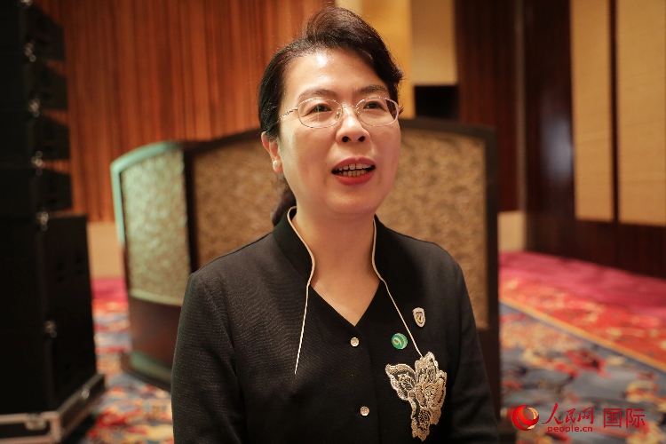 北京外國語大學亞洲學院院長、中國馬來研究中心主任蘇瑩瑩教授接受人民網(wǎng)采訪。人民網(wǎng) 王婧攝