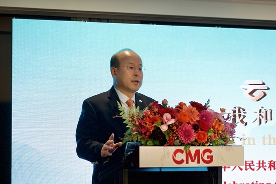 中國駐澳大利亞大使肖千出席活動并致辭。張舒惠攝