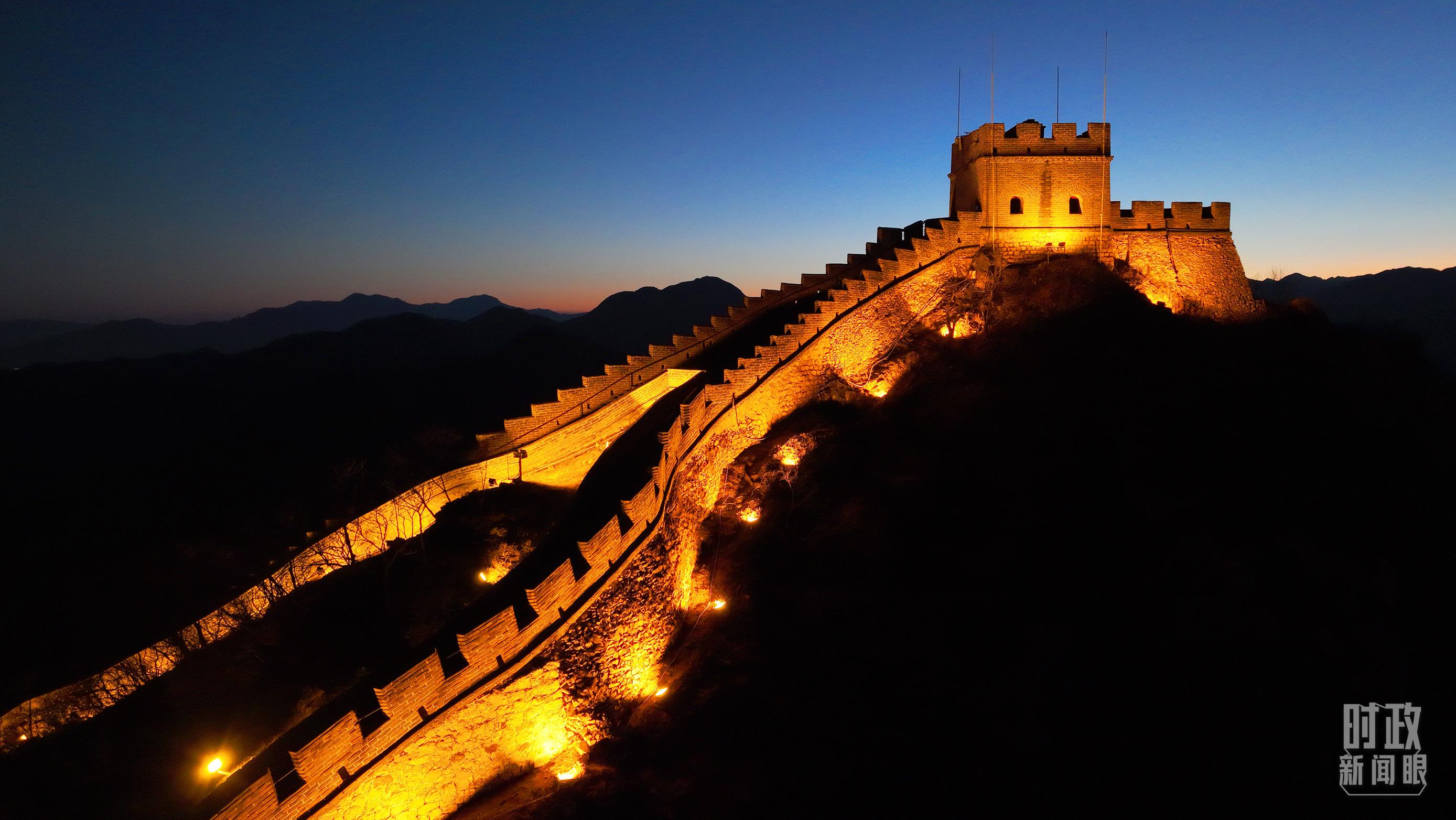 △北京居庸關(guān)長(zhǎng)城。（總臺(tái)央視記者范凱拍攝）