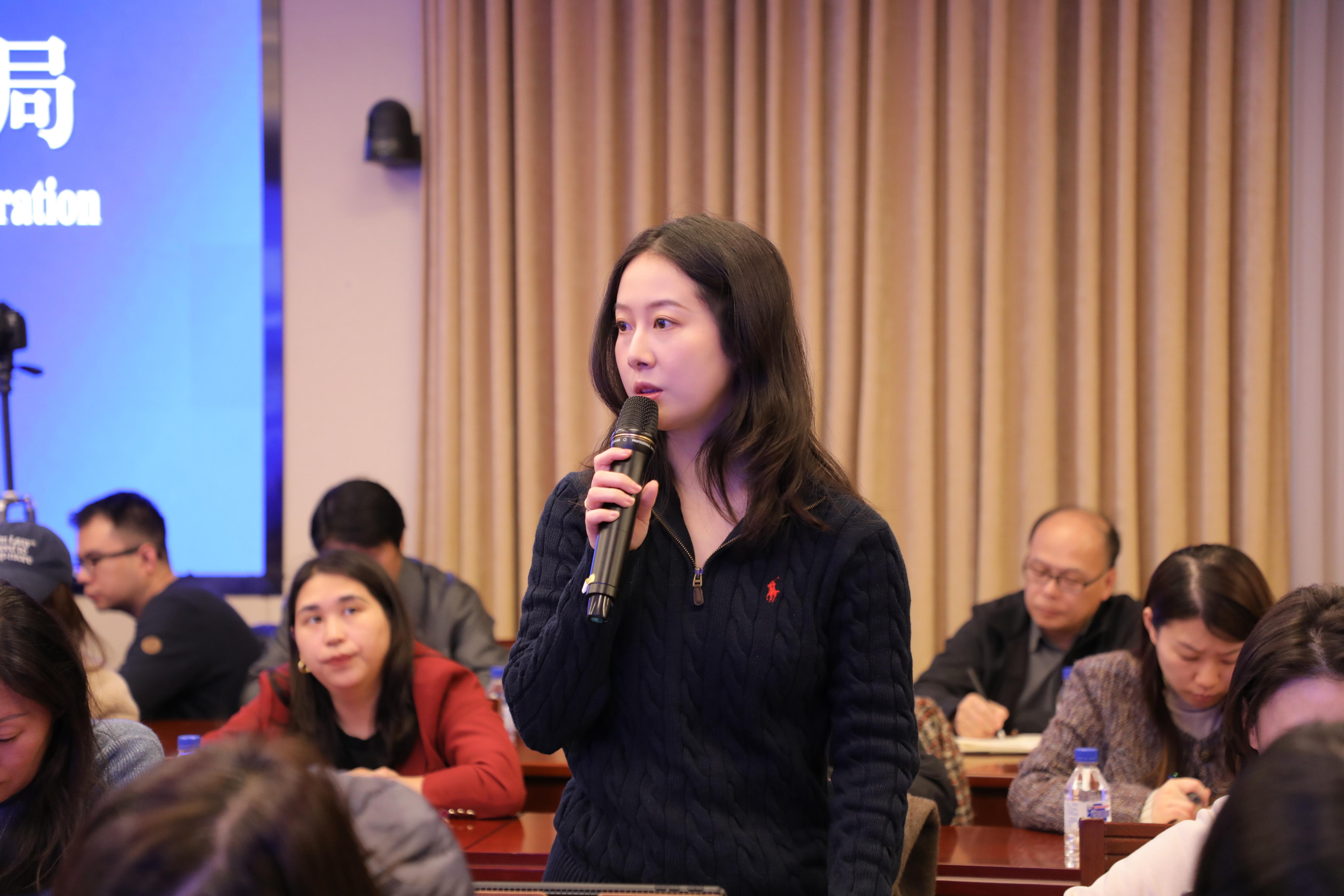 人民網(wǎng)記者提問。會(huì)議方供圖