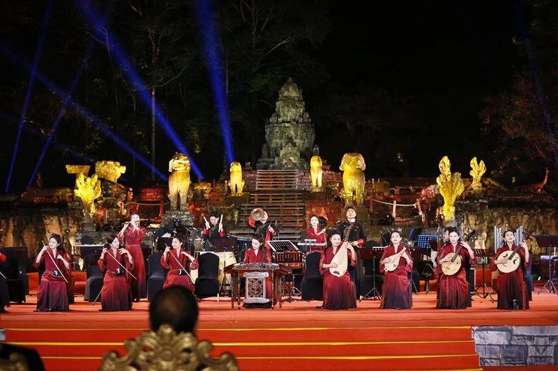 2024年1月13日，在柬埔寨暹粒舉行的“中柬人文交流年”啟動儀式。