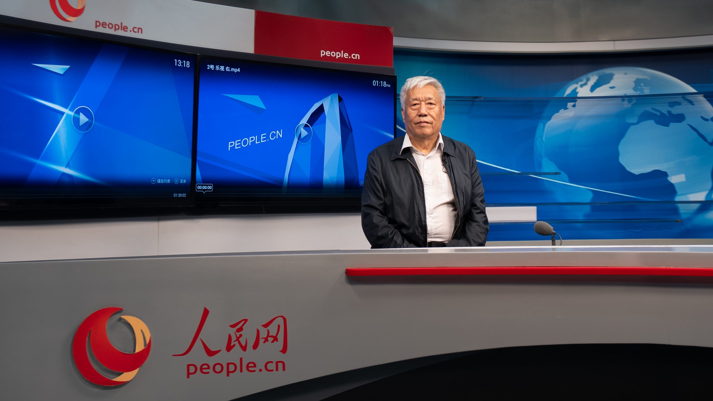 中國(guó)地震局地球物理研究所原副所長(zhǎng)、研究員高孟潭作客人民網(wǎng)。人民網(wǎng)記者 葛泰佚攝