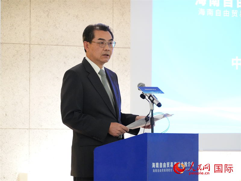 中國駐日本大使吳江浩致辭。人民網(wǎng) 許可攝