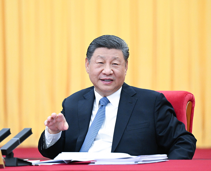 2025年3月6日，習(xí)近平總書記看望參加全國政協(xié)十四屆三次會議的民盟、民進、教育界委員，并參加聯(lián)組會。